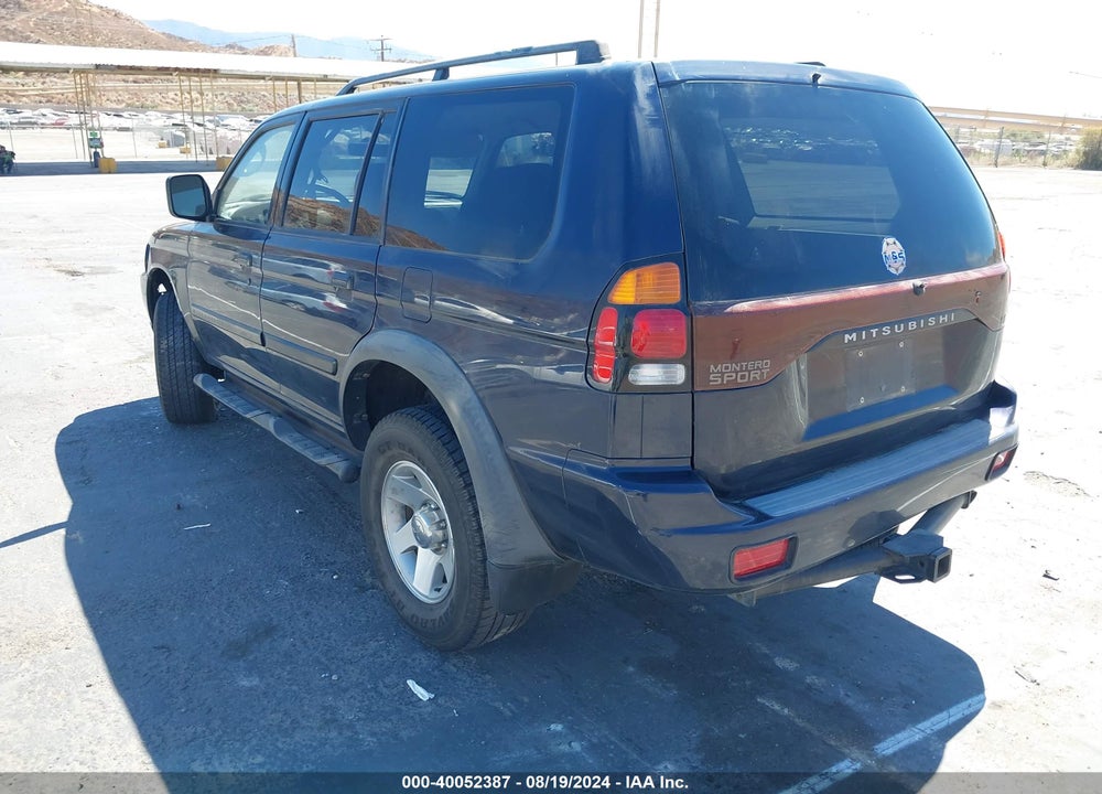 2002 MITSUBISHI MONTERO SPORT ES/LS VIN: JA4LS21H32J027739