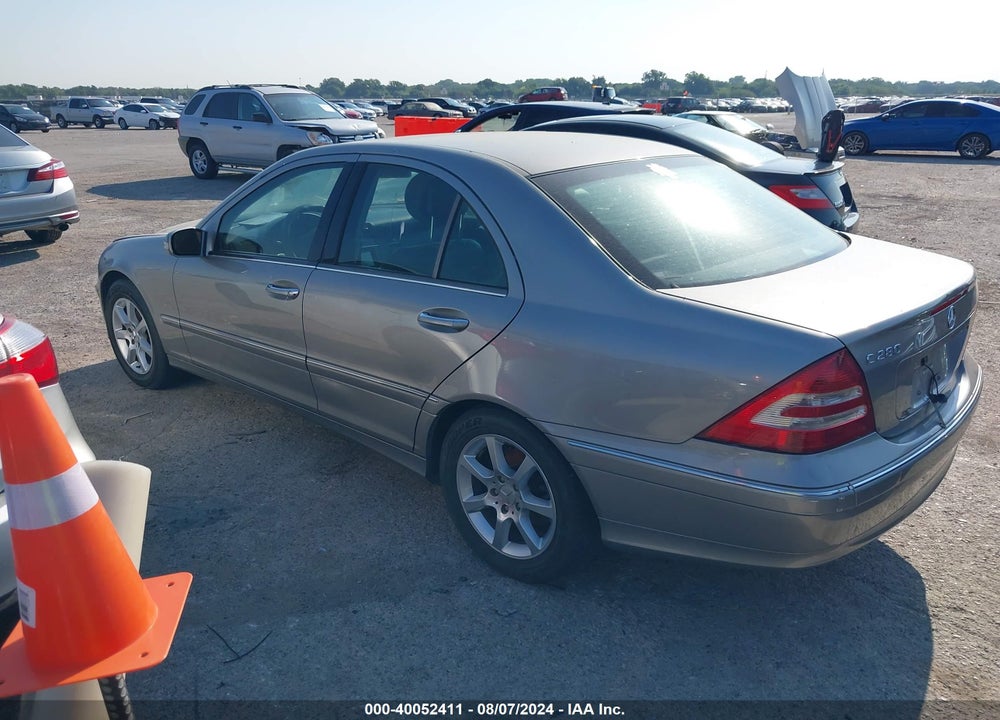 2007 MERCEDES-BENZ C 280 LUXURY VIN: WDBRF54H37A936782