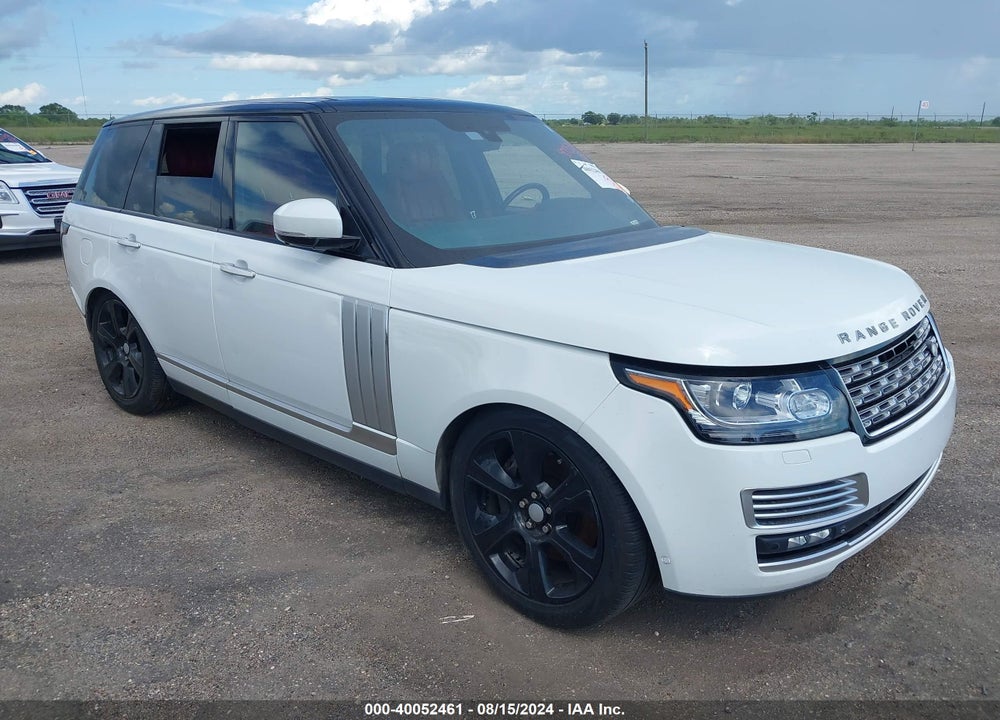 2014 LAND ROVER RANGE ROVER 5.0L V8 SUPERCHARGED AUTOBIOGRAPHY VIN: SALGV2TF5EA153852