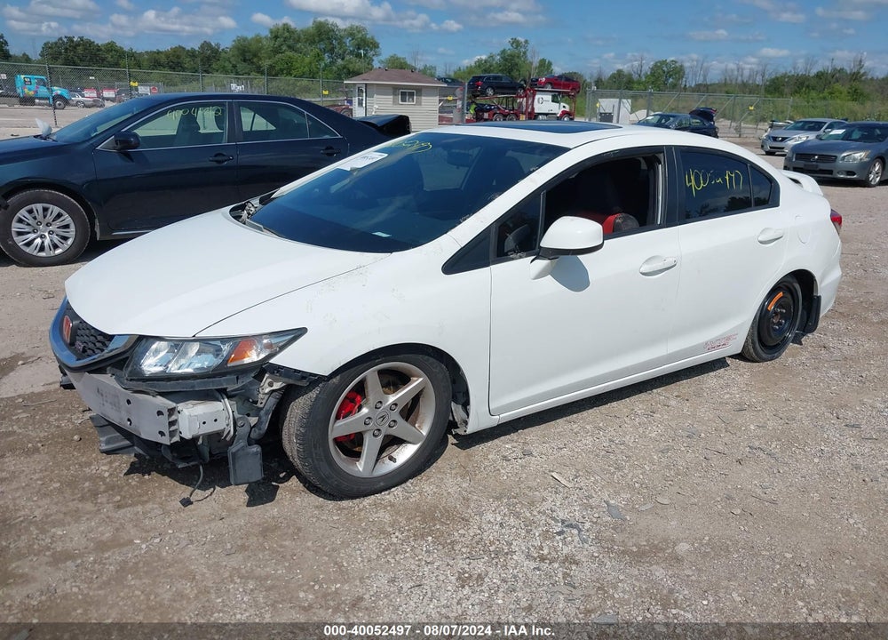 2013 HONDA CIVIC SI VIN: 2HGFB6E55DH709084