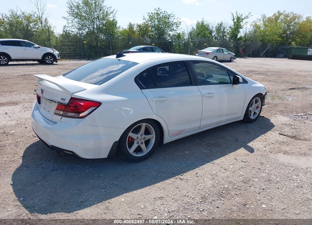 2013 HONDA CIVIC SI VIN: 2HGFB6E55DH709084
