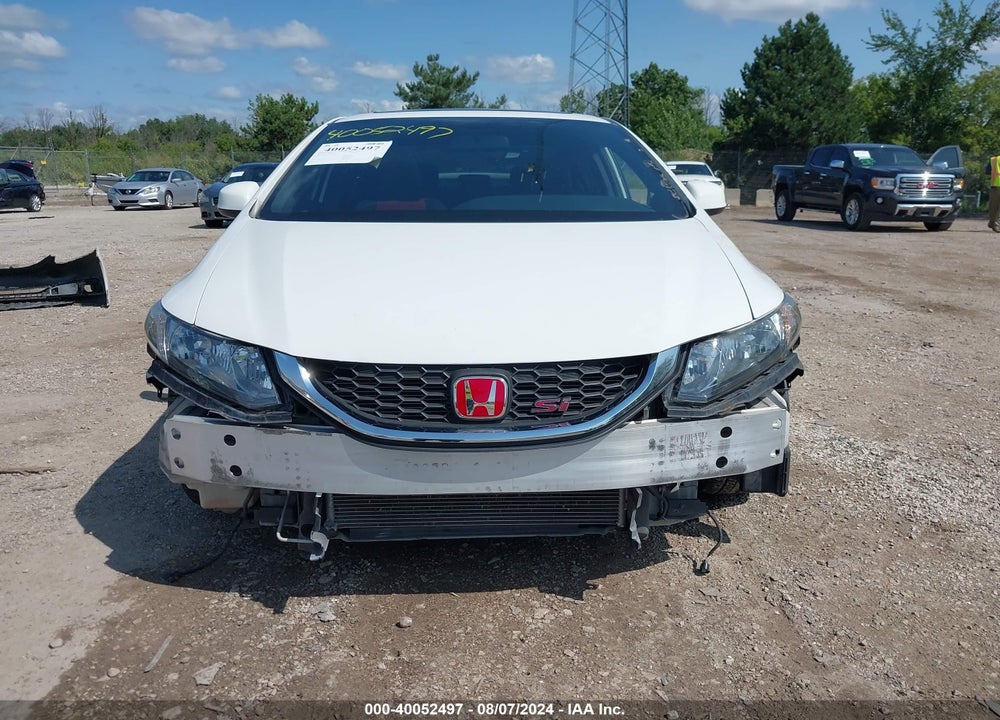 2013 HONDA CIVIC SI VIN: 2HGFB6E55DH709084