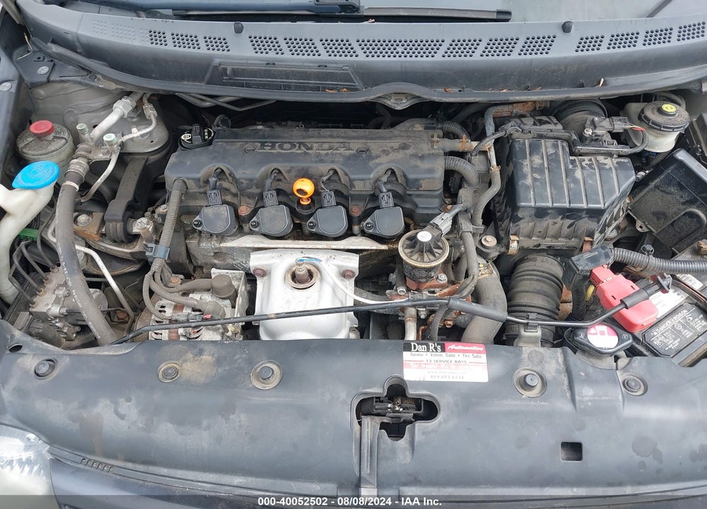 2008 HONDA CIVIC EX VIN: 2HGFG12828H509336