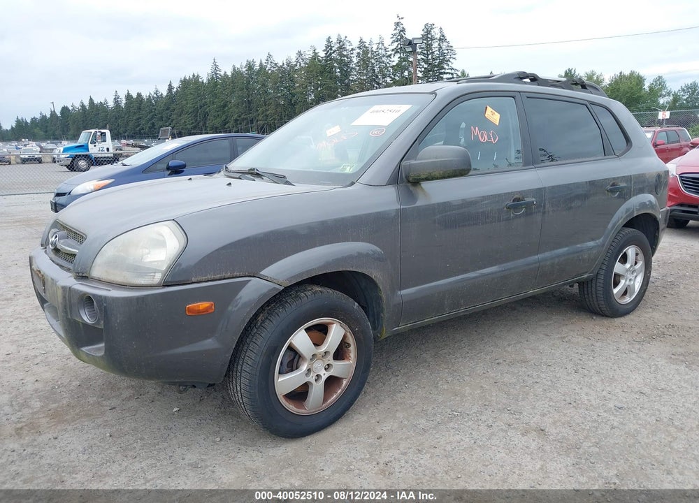 2008 HYUNDAI TUCSON GLS VIN: KM8JM12B88U810697