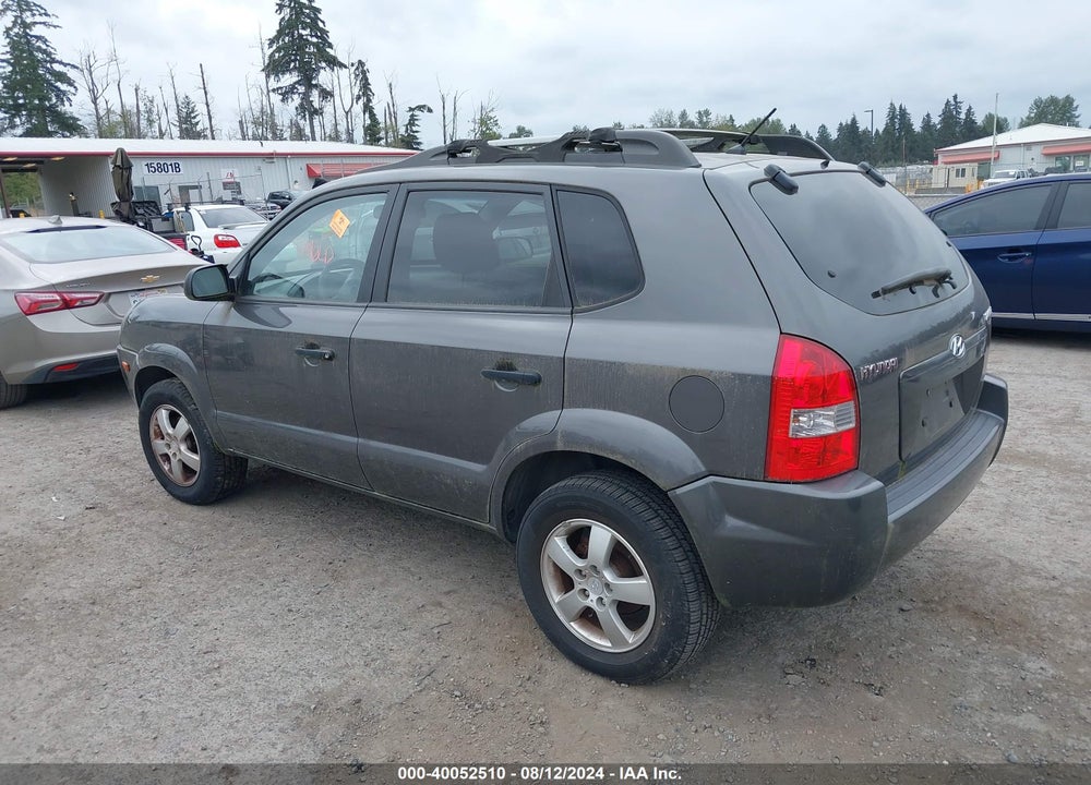 2008 HYUNDAI TUCSON GLS VIN: KM8JM12B88U810697