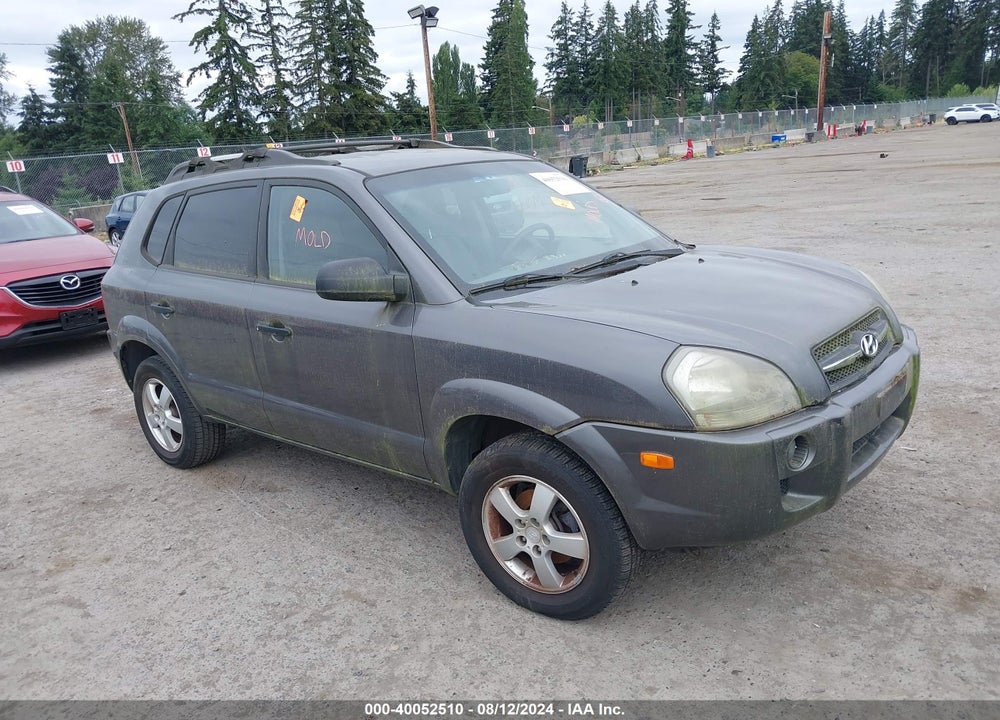 2008 HYUNDAI TUCSON GLS VIN: KM8JM12B88U810697
