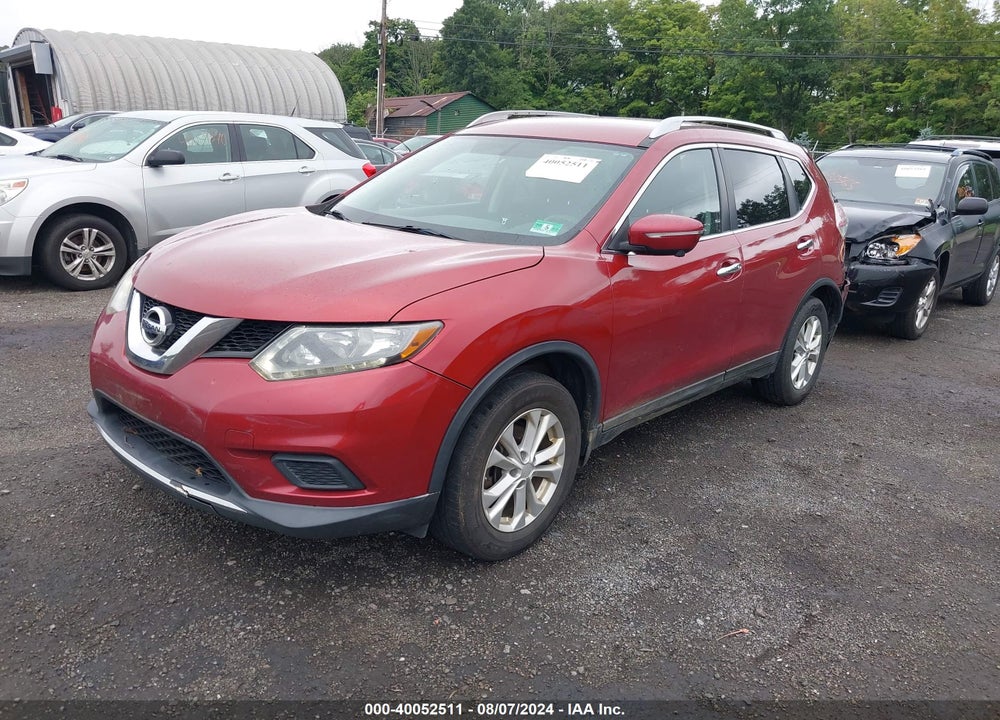 2014 NISSAN ROGUE SV VIN: 5N1AT2MV7EC865403