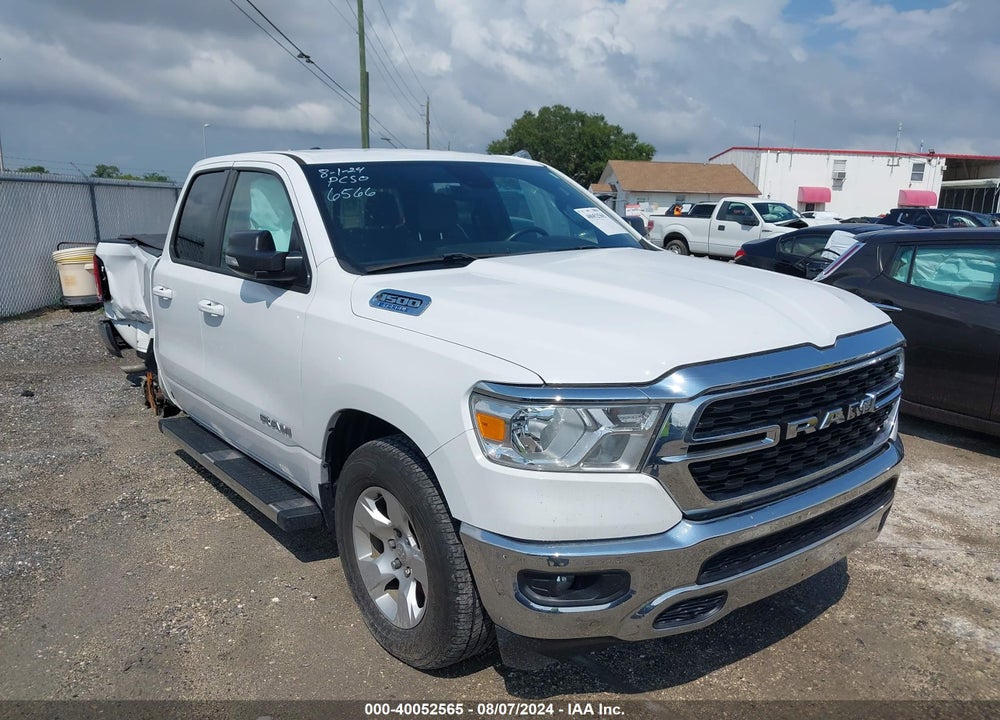 2022 RAM 1500 BIG HORN QUAD CAB 4X2 6'4 BOX VIN: 1C6RREBG5NN276566