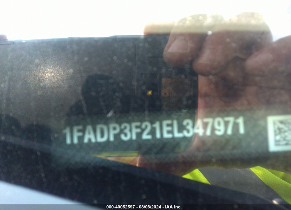 2014 FORD FOCUS SE VIN: 1FADP3F21EL347971