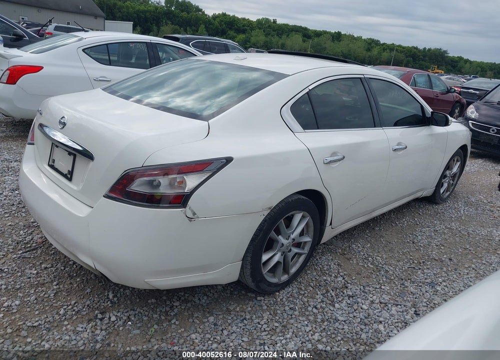 2012 NISSAN MAXIMA 3.5 SV VIN: 1N4AA5AP8CC813878