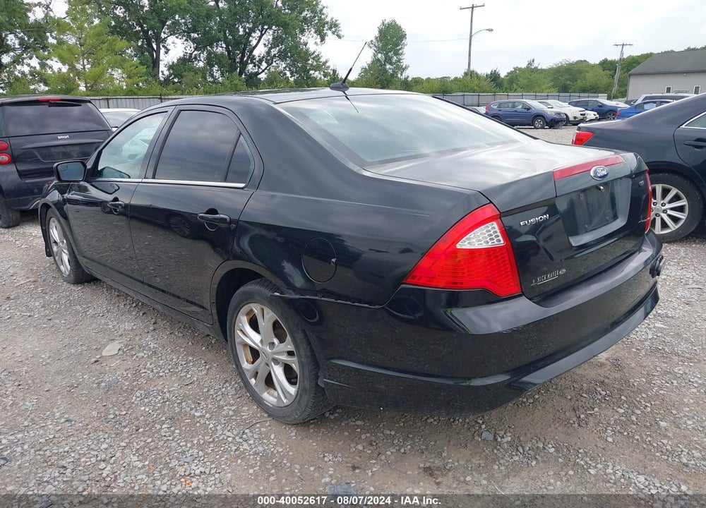 2012 FORD FUSION SE VIN: 3FAHP0HA1CR244570