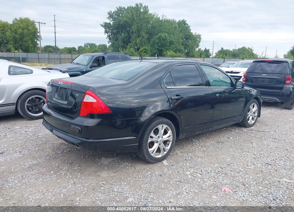 2012 FORD FUSION SE VIN: 3FAHP0HA1CR244570