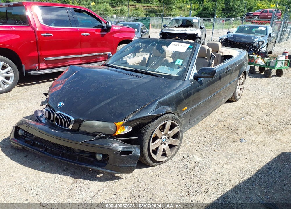 2001 BMW 325CI VIN: WBABS33411JY58301