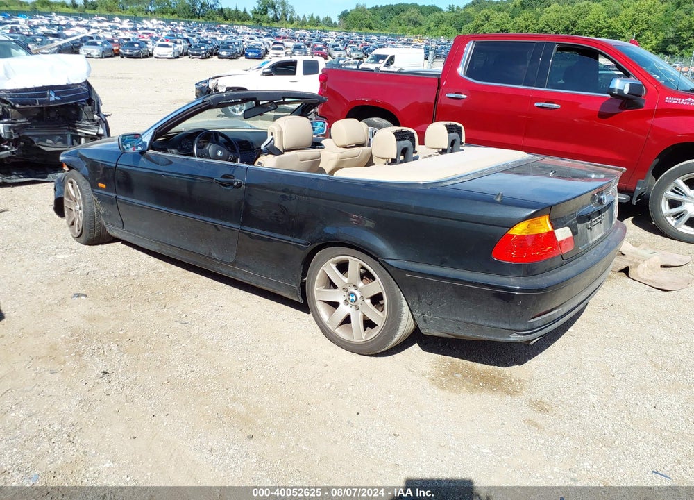 2001 BMW 325CI VIN: WBABS33411JY58301