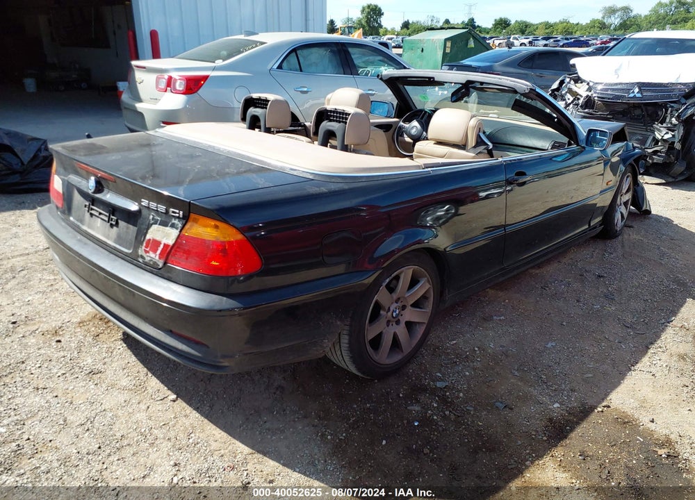 2001 BMW 325CI VIN: WBABS33411JY58301