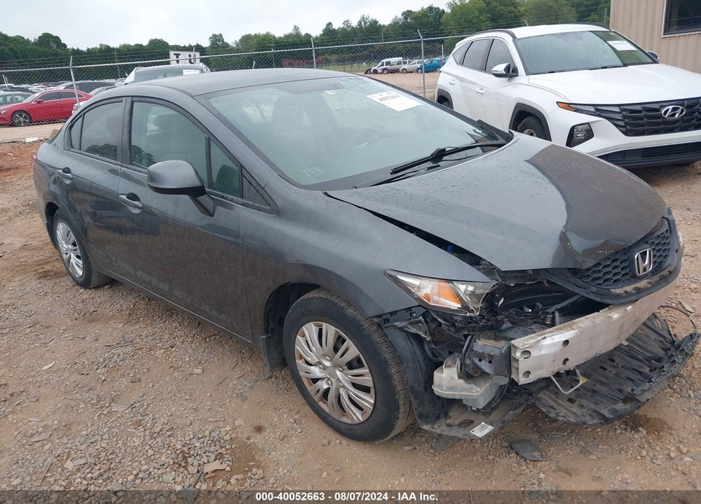 2013 HONDA CIVIC VIN: 2HGFB2F56DH581591
