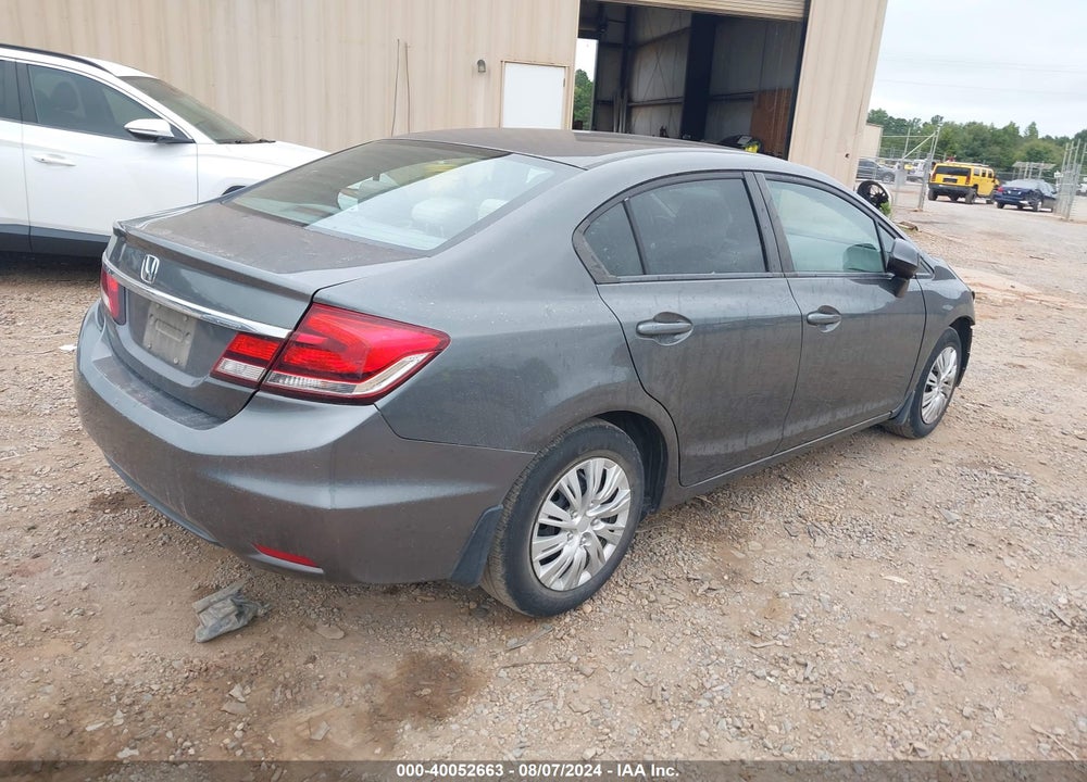 2013 HONDA CIVIC VIN: 2HGFB2F56DH581591