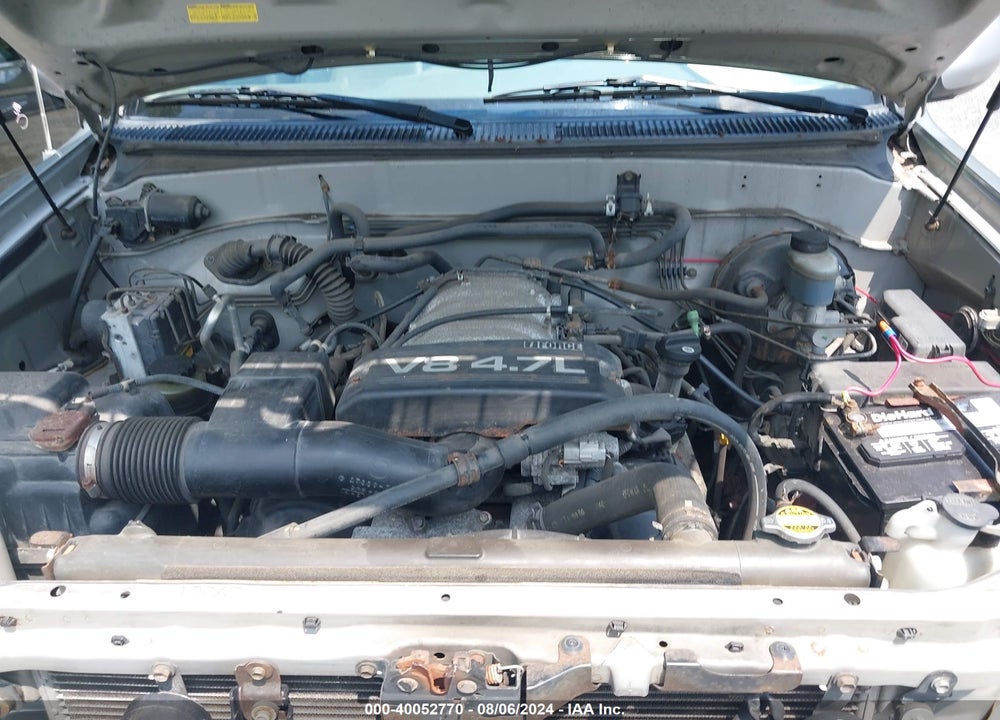 2001 TOYOTA SEQUOIA LIMITED VIN: 5TDBT48A91S052004