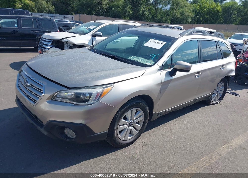 2016 SUBARU OUTBACK 2.5I PREMIUM VIN: 4S4BSACC5G3299892