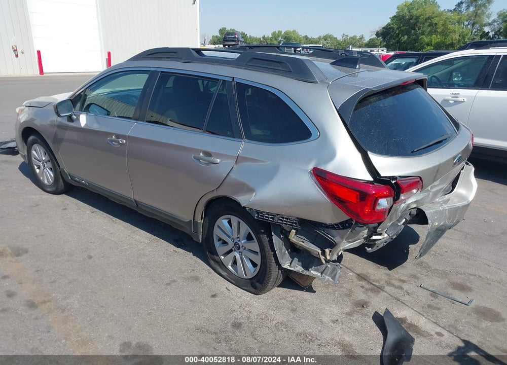 2016 SUBARU OUTBACK 2.5I PREMIUM VIN: 4S4BSACC5G3299892