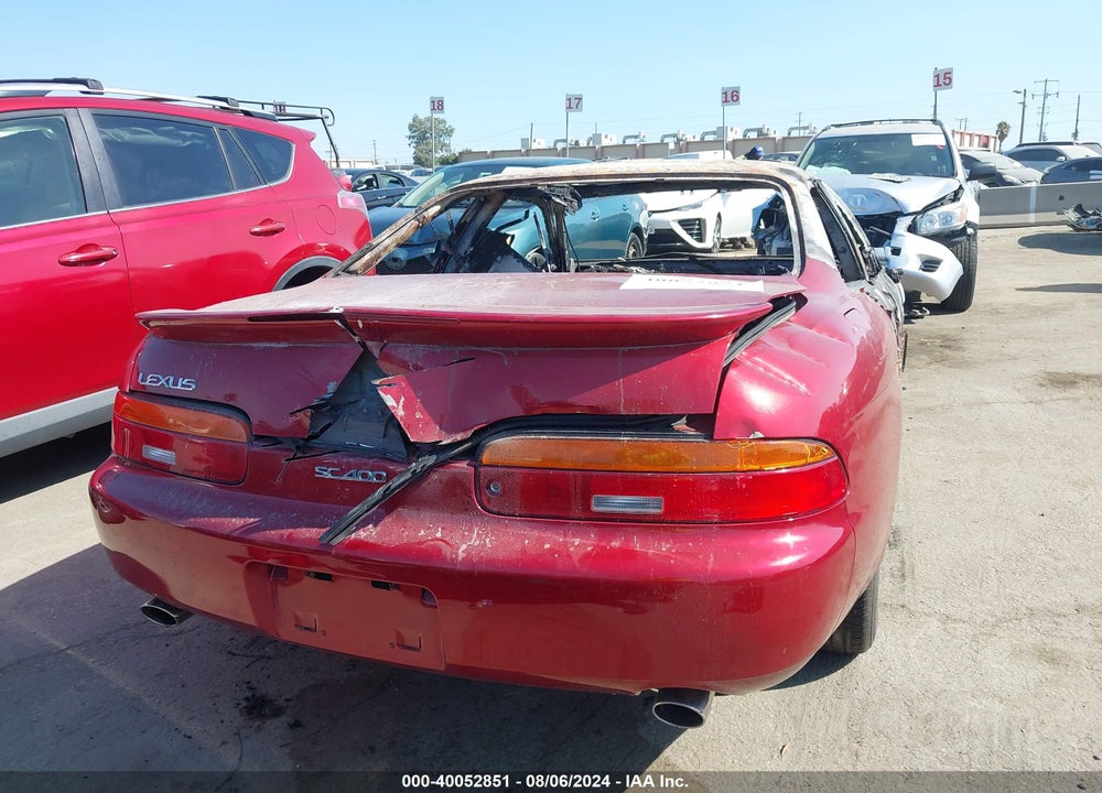 1992 LEXUS SC 400 VIN: JT8UZ30C4N0009552
