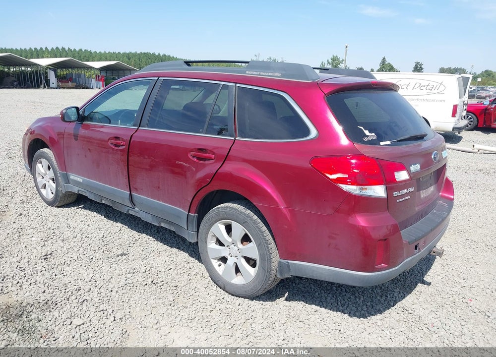2012 SUBARU OUTBACK 2.5I PREMIUM VIN: 4S4BRBCC0C3243211