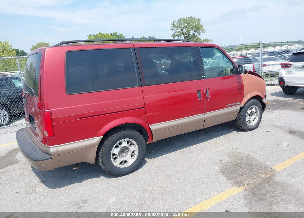 1998 GMC SAFARI SLE VIN: 1GKEL19W0WB510327