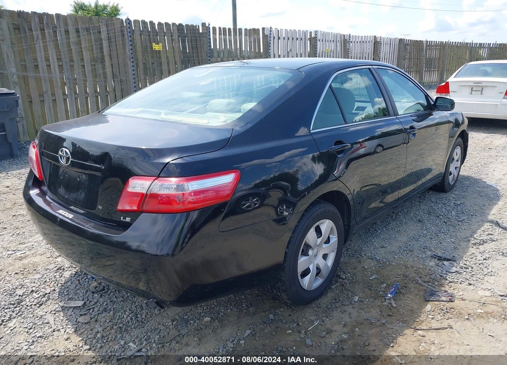 2007 TOYOTA CAMRY LE VIN: 4T1BE46K67U506523