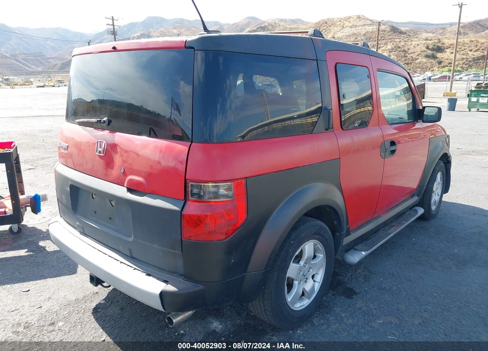 2005 HONDA ELEMENT EX VIN: 5J6YH18645L004045