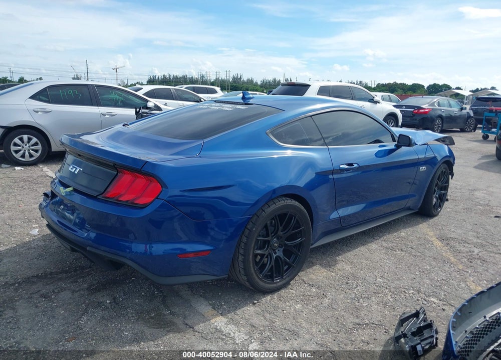 2022 FORD MUSTANG GT PREMIUM FASTBACK VIN: 1FA6P8CF6N5144706