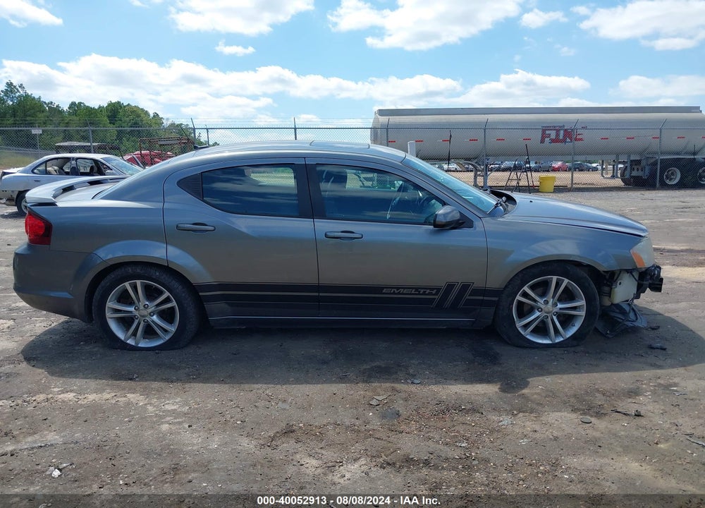 2012 DODGE AVENGER VIN: 1C3CDZEG7CN112253