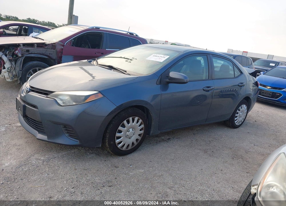 2015 TOYOTA COROLLA LE VIN: 2T1BURHE1FC475026