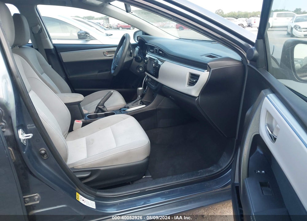 2015 TOYOTA COROLLA LE VIN: 2T1BURHE1FC475026
