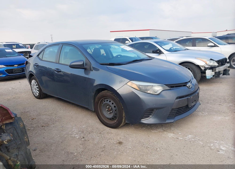 2015 TOYOTA COROLLA LE VIN: 2T1BURHE1FC475026
