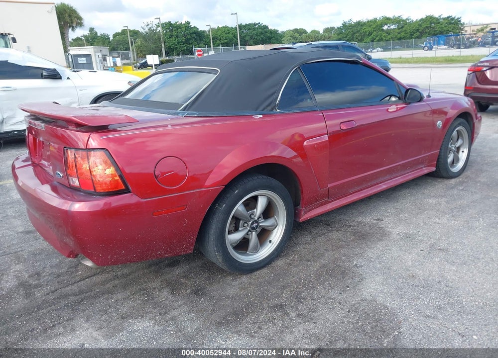 2004 FORD MUSTANG GT VIN: 1FAFP45X74F101614