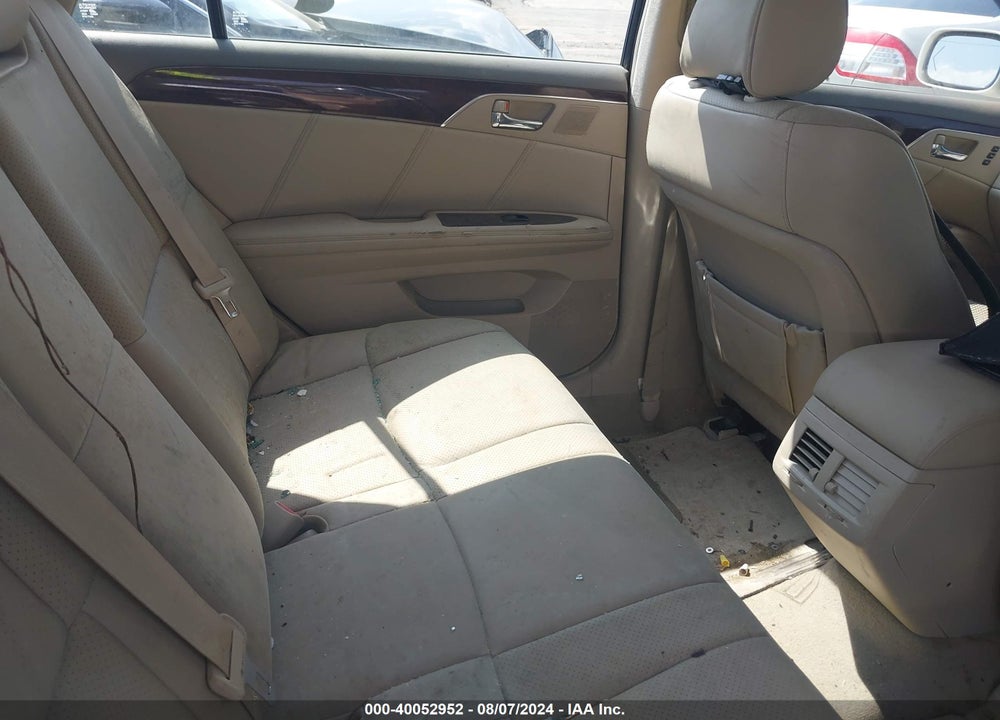 2008 TOYOTA AVALON LIMITED VIN: 4T1BK36B98U319409