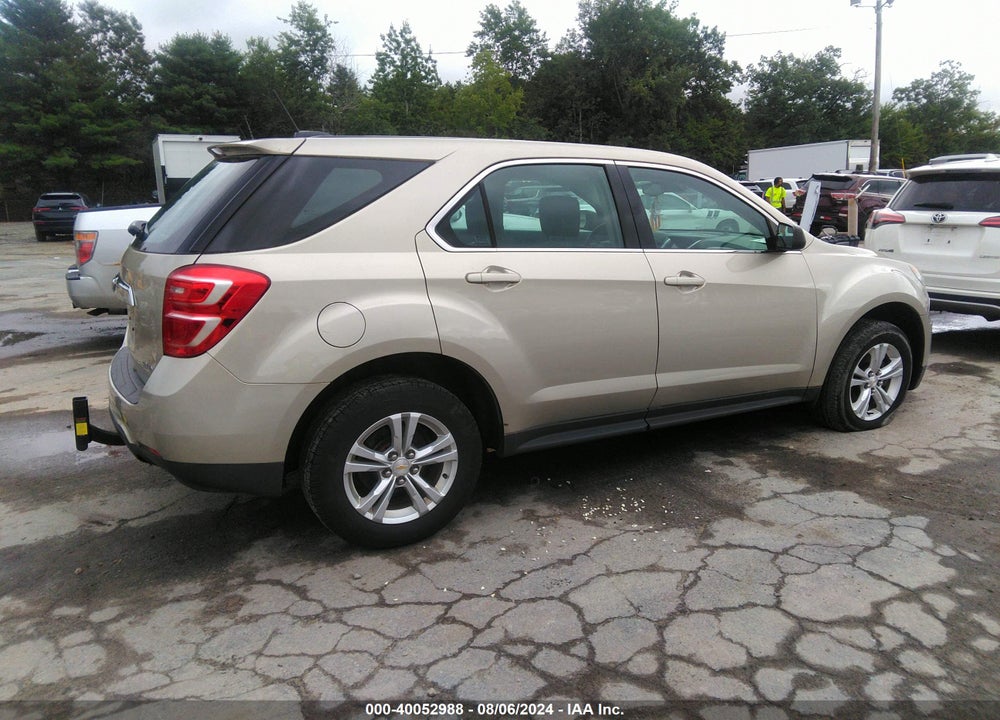 2016 CHEVROLET EQUINOX LS VIN: 1GNFLEEK4GZ107221