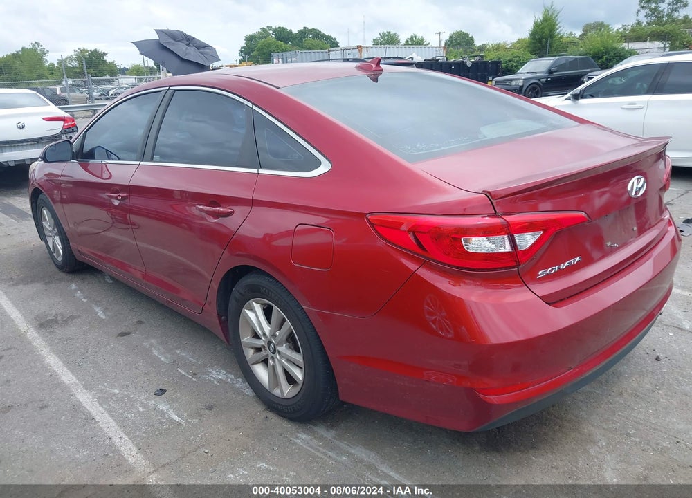 2015 HYUNDAI SONATA SE VIN: 5NPE24AF1FH176609