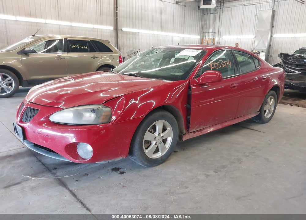 2008 PONTIAC GRAND PRIX VIN: 2G2WP552581106011