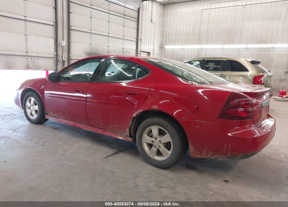 2008 PONTIAC GRAND PRIX VIN: 2G2WP552581106011