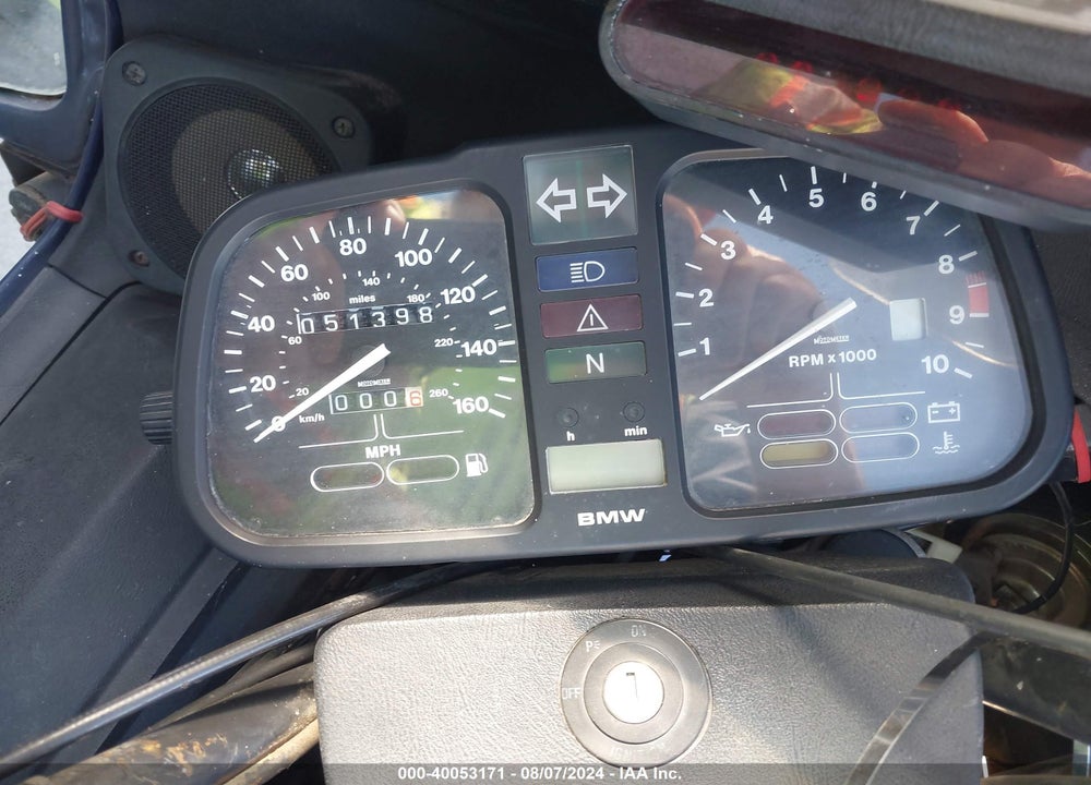 1991 BMW K100 LT VIN: WB1051608M0181429