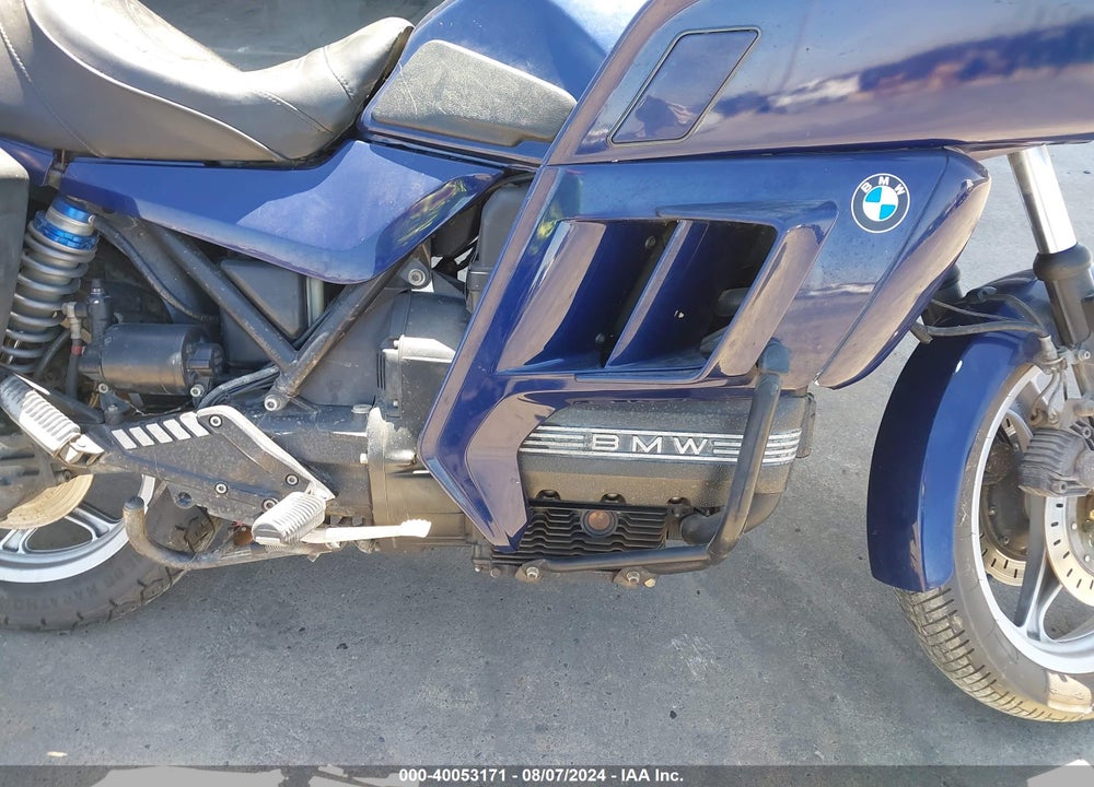 1991 BMW K100 LT VIN: WB1051608M0181429