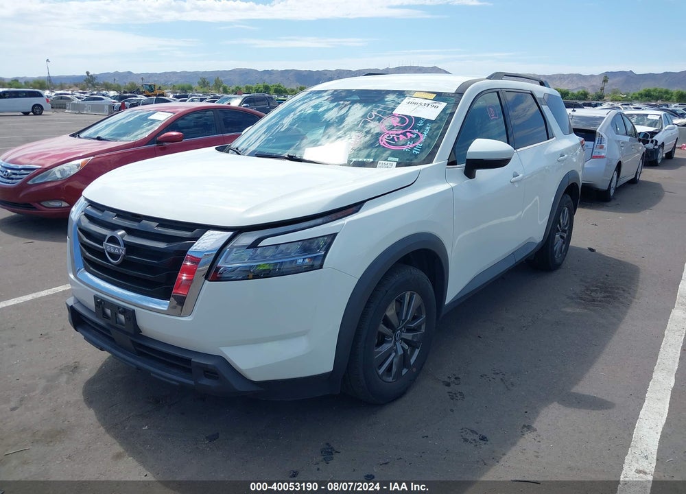 2022 NISSAN PATHFINDER SV 2WD VIN: 5N1DR3BA2NC213497