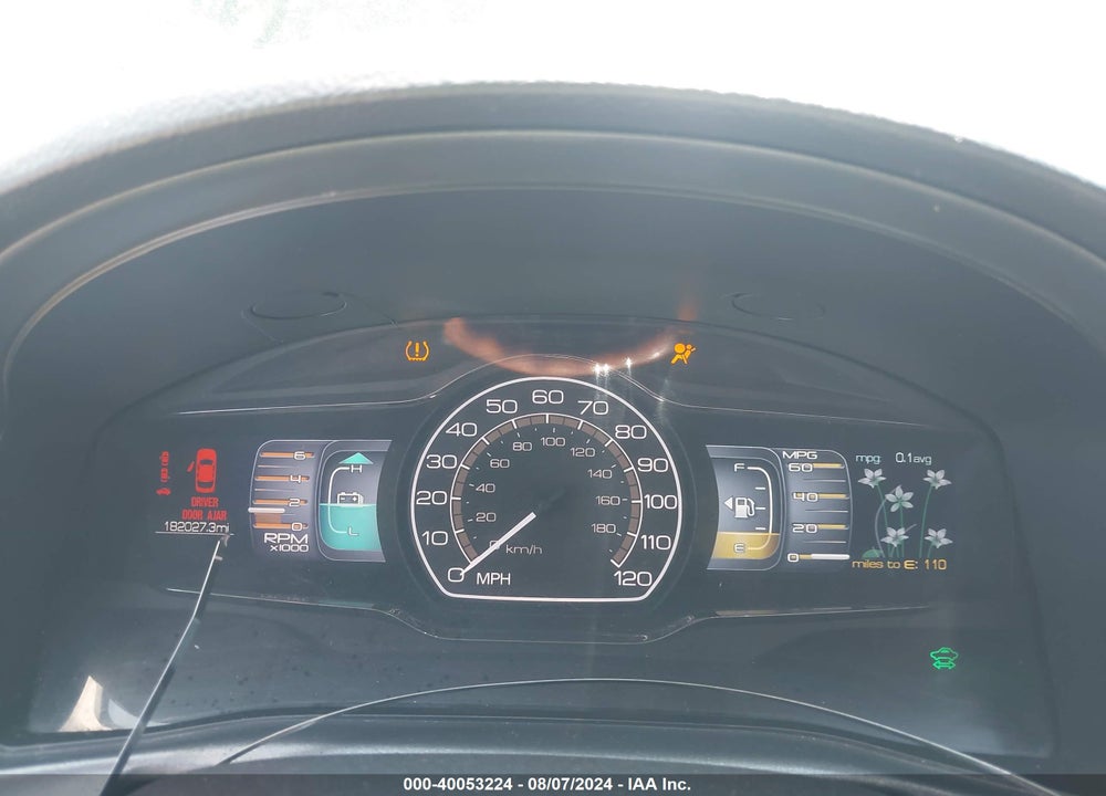 2012 LINCOLN MKZ HYBRID VIN: 3LNDL2L33CR806652