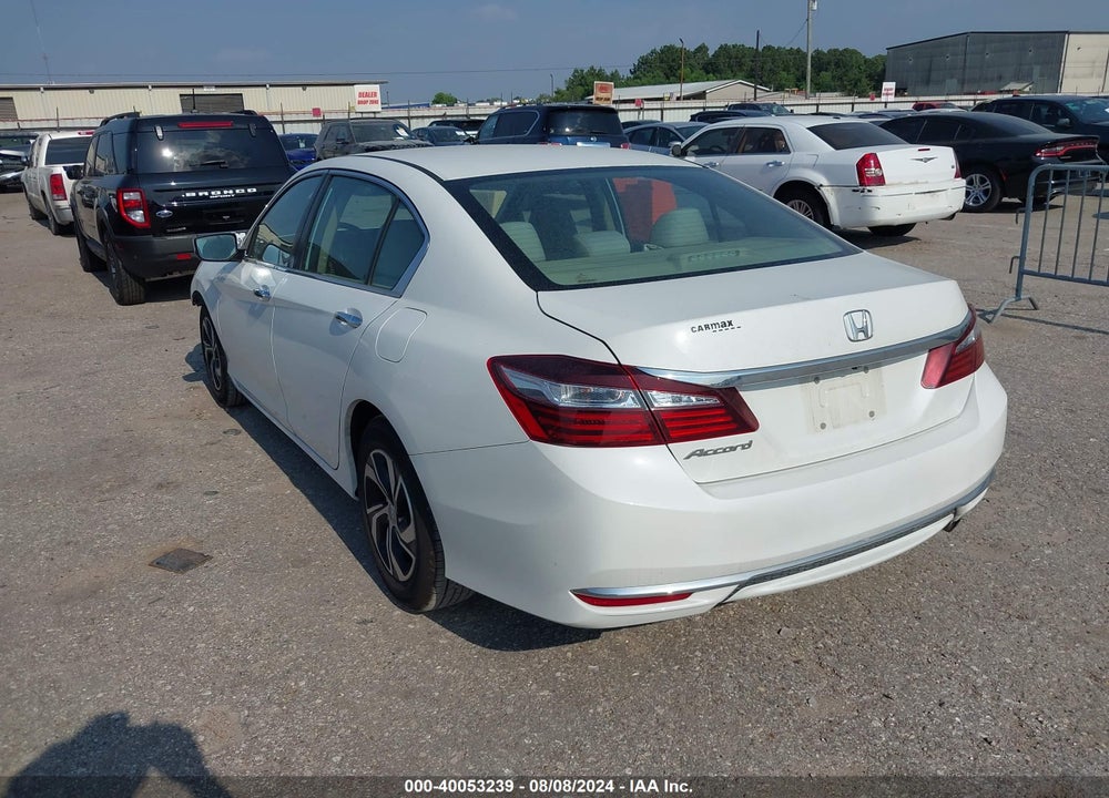 2016 HONDA ACCORD LX VIN: 1HGCR2F31GA032932