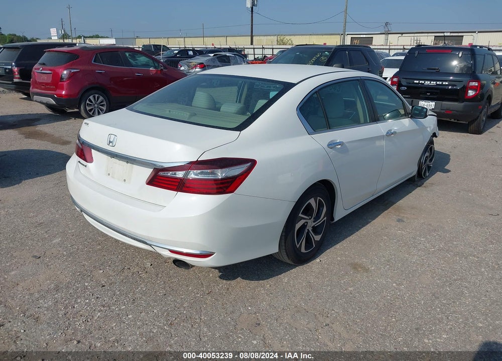 2016 HONDA ACCORD LX VIN: 1HGCR2F31GA032932