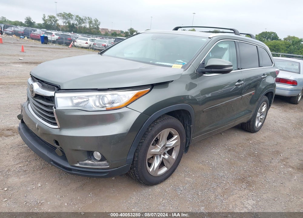 2015 TOYOTA HIGHLANDER LIMITED/LTD PLATINUM VIN: 5TDDKRFHXFS139975