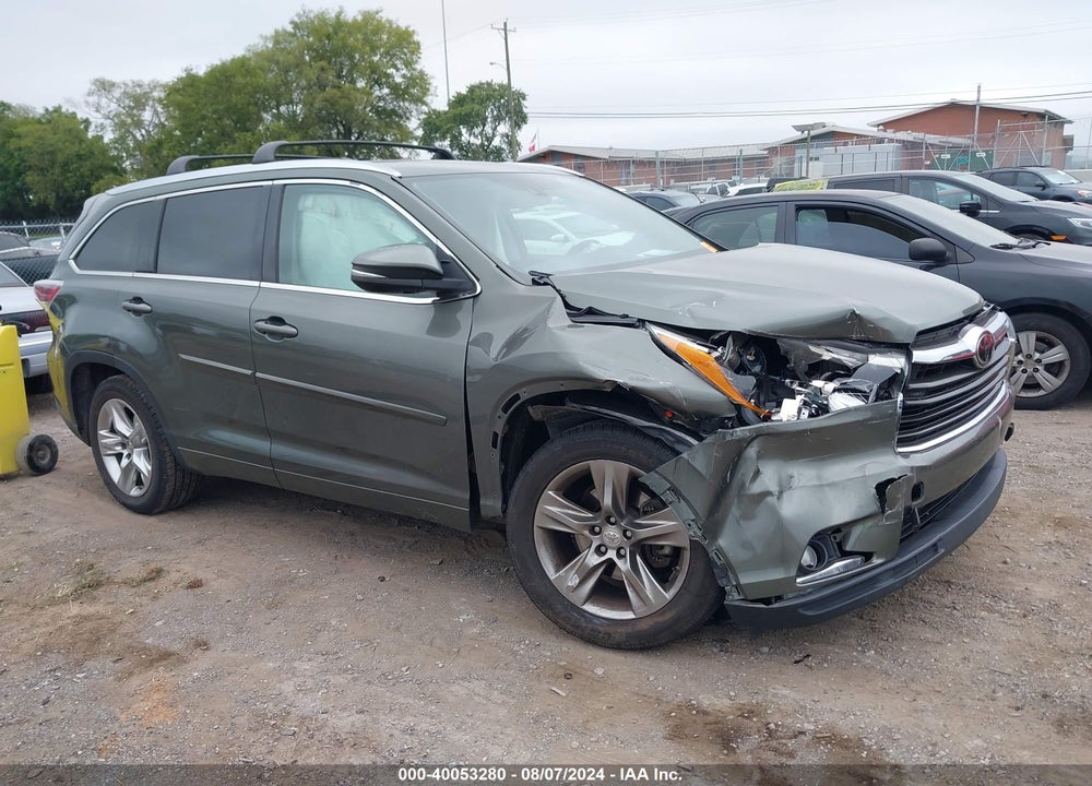 2015 TOYOTA HIGHLANDER LIMITED/LTD PLATINUM VIN: 5TDDKRFHXFS139975