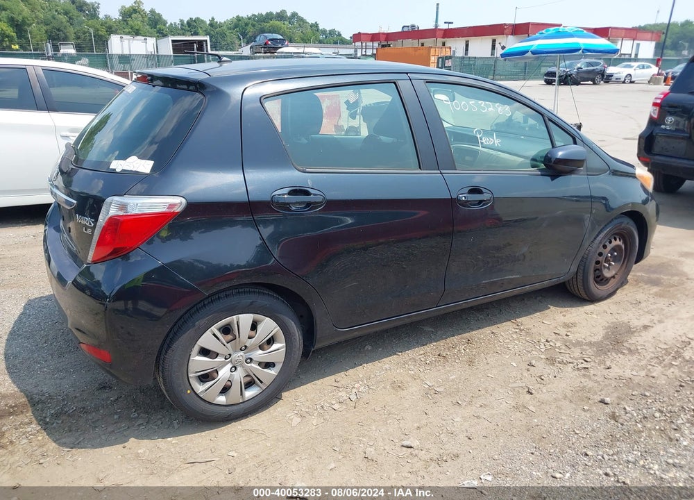 2013 TOYOTA YARIS VIN: JTDKTUD36DD546392