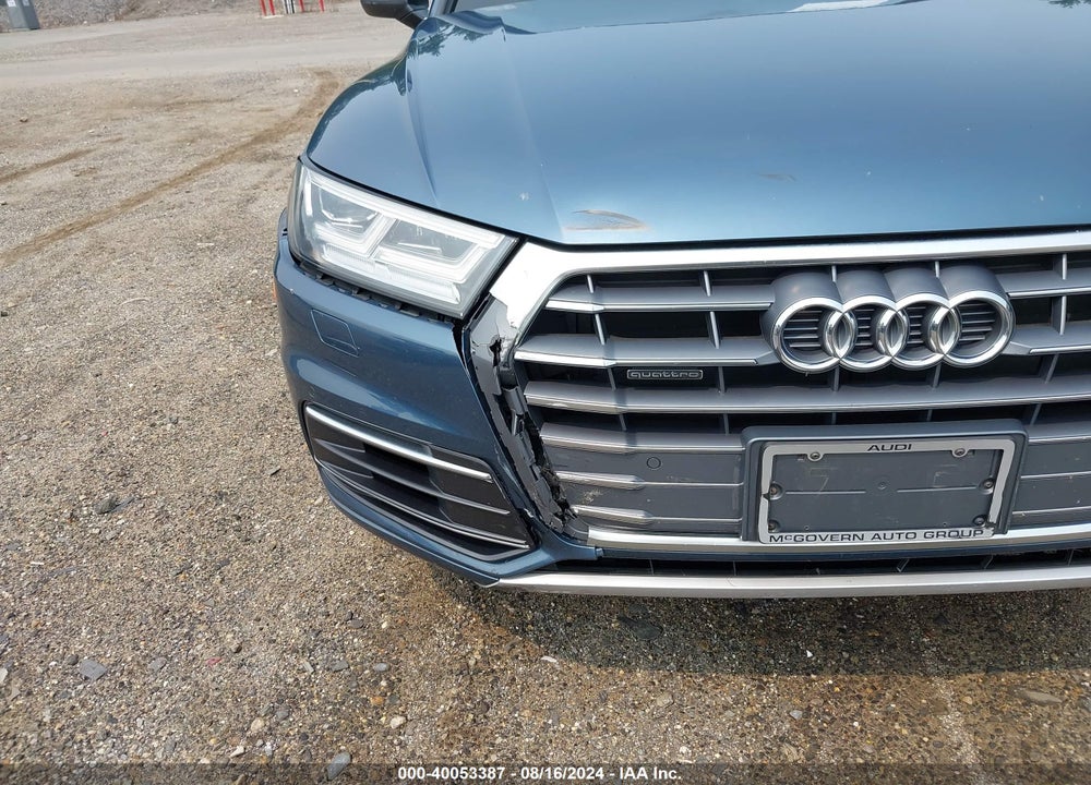 2018 AUDI Q5 2.0T PREMIUM/2.0T TECH PREMIUM VIN: WA1BNAFY3J2019137